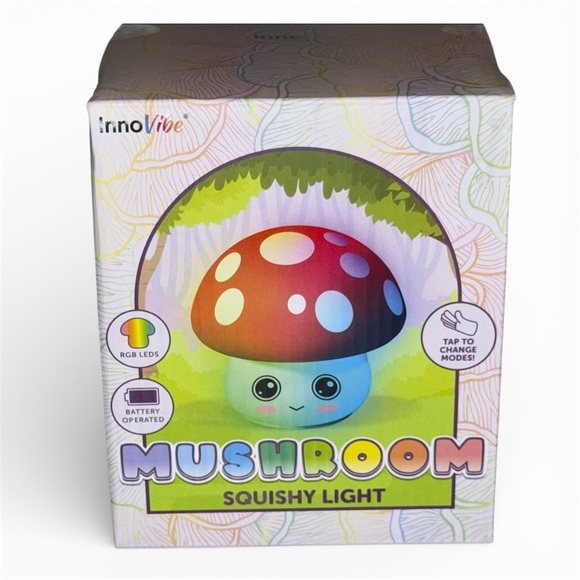 InnoVibe Other - Mushroom Squishy Color Changing Light- NEW